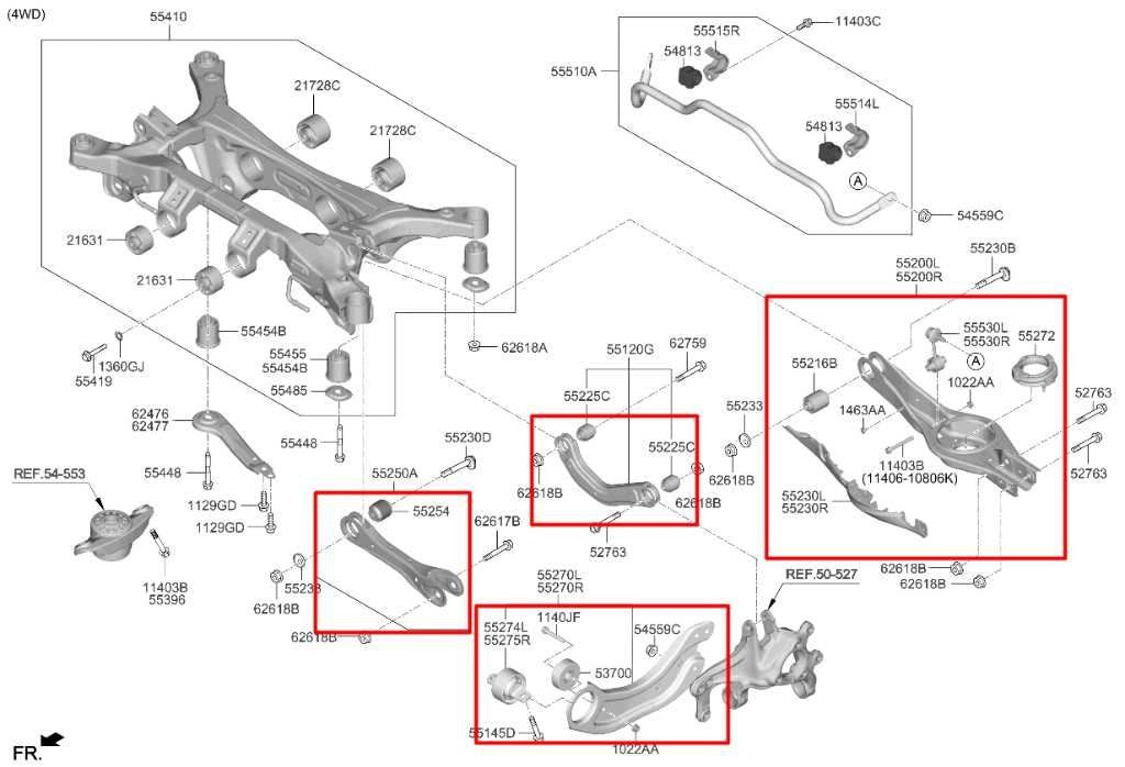 2021-24 Kia K5 GTLine AWD Rear Driver Left Lower and Upper Control Arm Set of 4 - Alshned Auto Parts