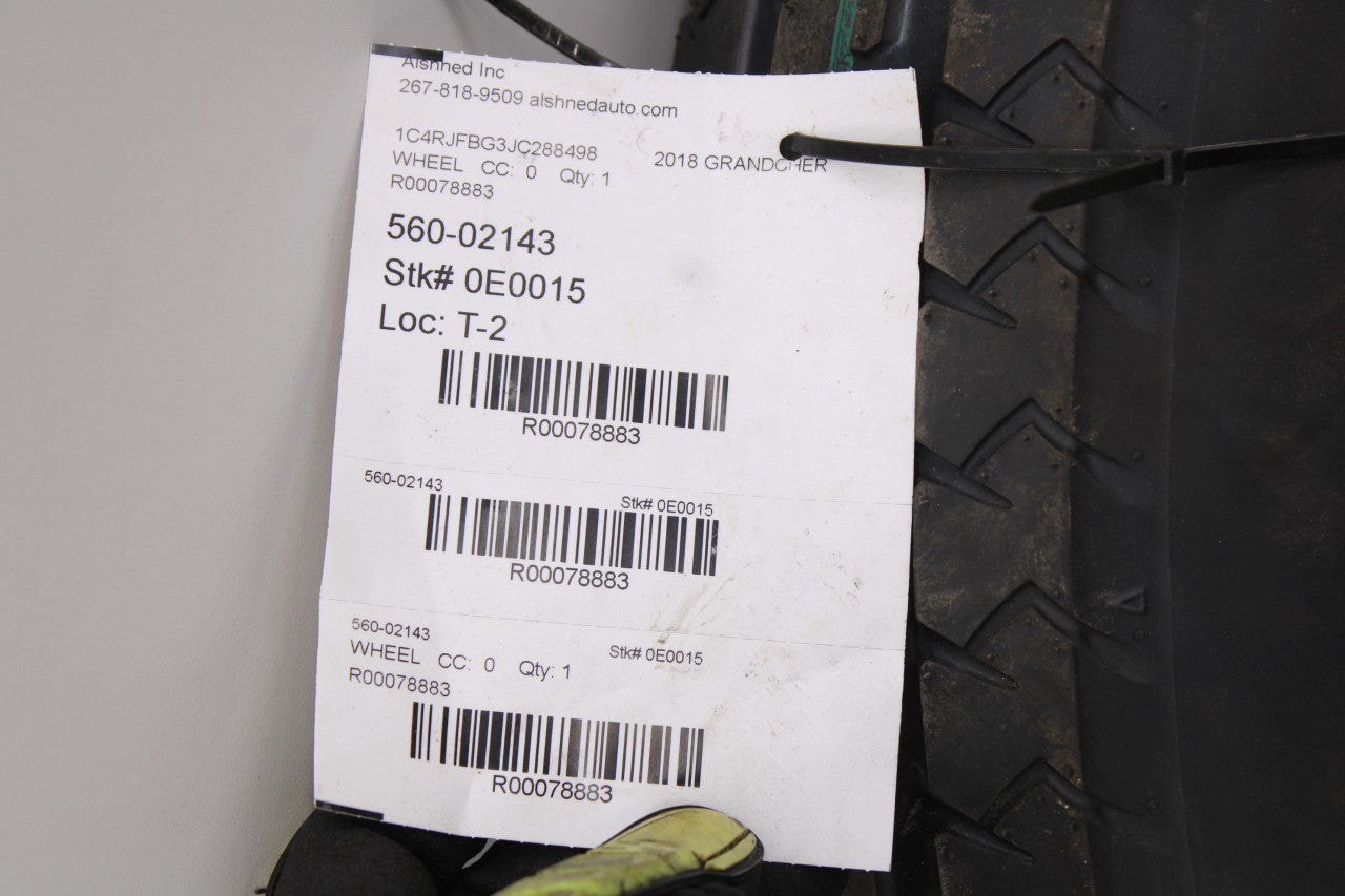 2016-20 Jeep Grand Cherokee Limited Spare Wheel Tire Goodyear T175/90D18 R18x4.58