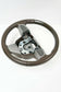 2012 Cadillac SRX Leather & Wood Steering Wheel W/ Controls Brown OEM 20995629 - Alshned Auto Parts