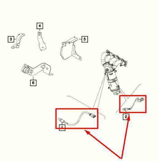 2015-2020 Jeep Renegade 2.4L Exhaust System Oxygen Sensor Pair 68195741AA OEM - Alshned Auto Parts