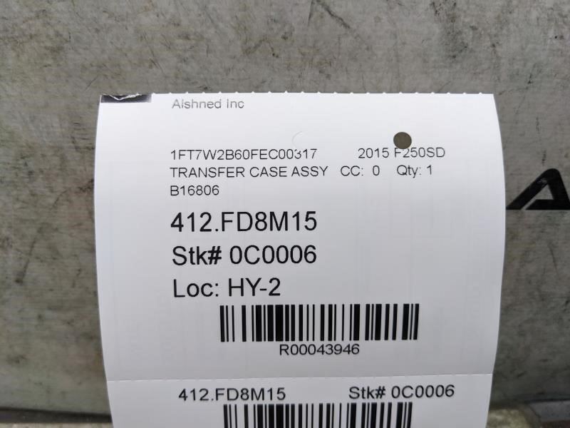 2013-2016 Ford F250SD Electronic Shift Transfer Case 173K DC3Z-7A195-EB OEM - Alshned Auto Parts