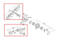 06-09 Mercedes-Benz CLK 350 RWD Front Left Side Upper and Lower Control Arm Set - Alshned Auto Parts