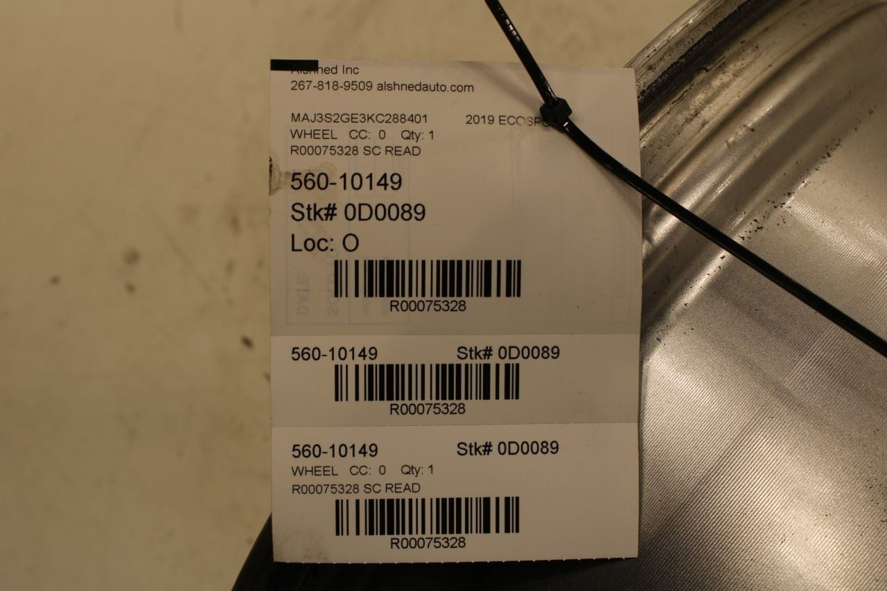 2018-2022 Ford Ecosport SE Alloy Wheel R16x6.5J 7 Spoke GN151007D1B OEM *ReaD* - Alshned Auto Parts