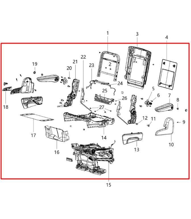 15-20 Dodge Grand Caravan GT Rear RH and LH Side 2nd Row Stow'N'Go Seat Complete1
