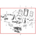 15-20 Dodge Grand Caravan GT Rear RH and LH Side 2nd Row Stow'N'Go Seat Complete1