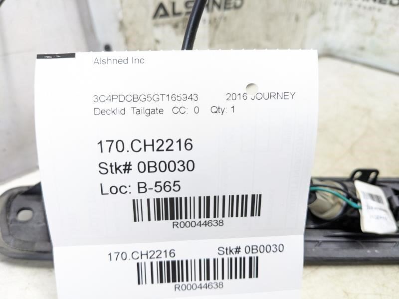 2012-2018 Dodge Journey Rear Liftgate Handle Lamps Panel 05178320AG OEM - Alshned Auto Parts