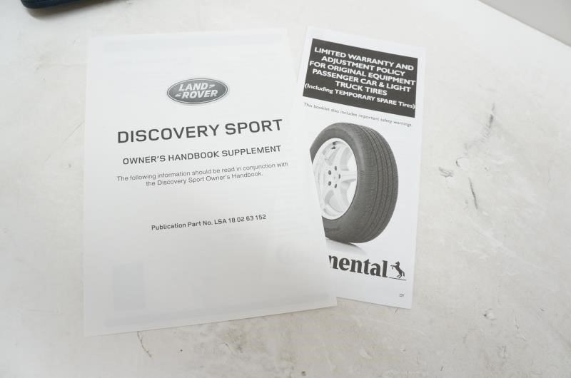 2015 Land Rover Discovery Sport Owner's Handbook Set with Case - Alshned Auto Parts