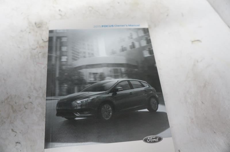 2015 Ford Focus Owner's Manual & Warranty Guide with Case - Alshned Auto Parts