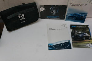2014 MAZDA CX-9 Owner's Manual Book  Case WARRANTY INFORMATION