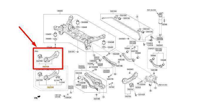 2015-17 Hyundai Sonata RR Right Suspension Trailing Control Arm 55281-C2100 OEM - Alshned Auto Parts