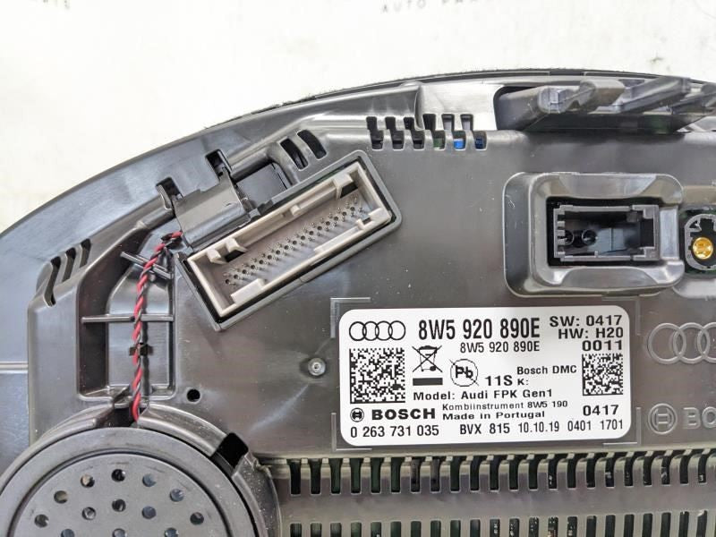 2019 Audi S5 Premium 3.0L AWD Speedometer Gauge Instrument Cluster 37K Mileage - Alshned Auto Parts