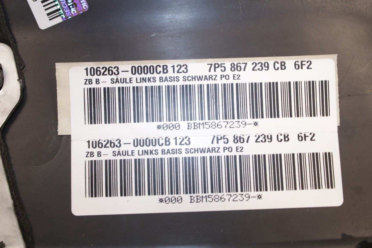 11-2018 Porsche Cayenne Platinum Left Center BPillar Upper Trim 958555239092W0 - Alshned Auto Parts