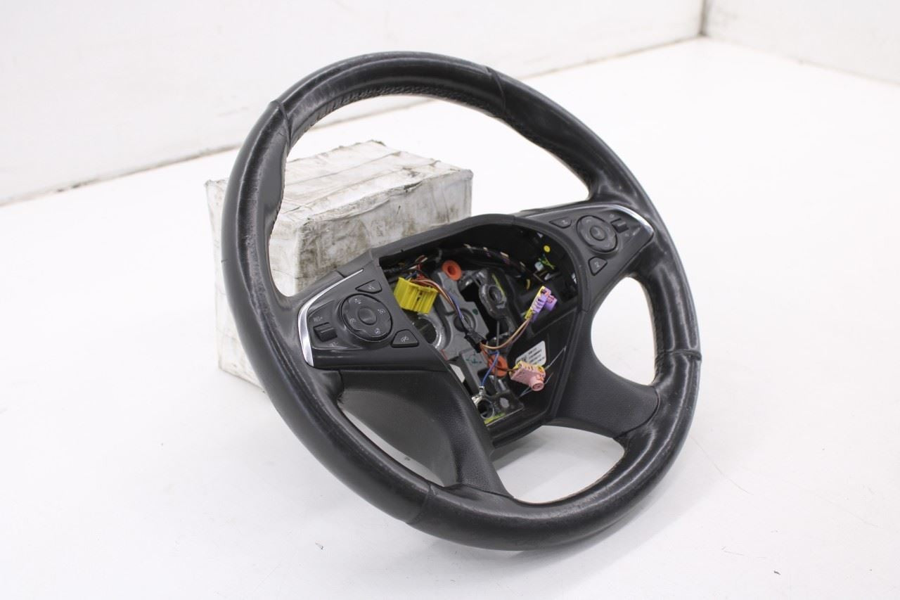 17-19 Buick LaCrosse Premium 3.6L AWD Steering Wheel Leather w/ Control Buttons - Alshned Auto Parts
