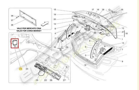 201417 Maserati Ghibli S Q4 Rear Right Blind Spot Detection Radar Sensor Module - Alshned Auto Parts