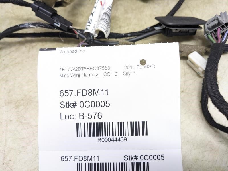 2011-2012 Ford F250SD Roof Headliner Wire Harness w Micro BC3T-14334-LD OEM - Alshned Auto Parts