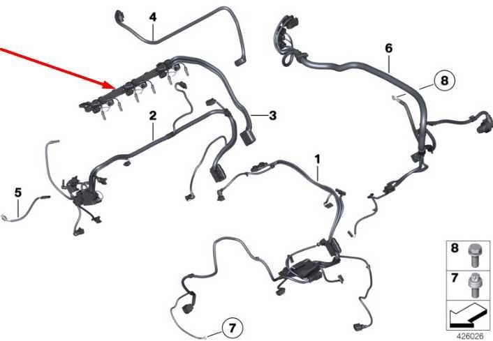 2011-2018 BMW X5 Xdrive35i Engine Ignition Coil Wire Harness 12517592511 OEM - Alshned Auto Parts