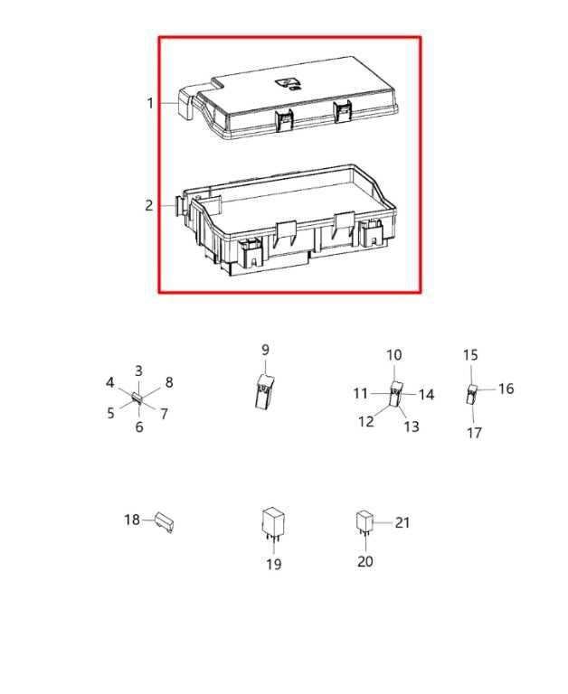 15-18 Ram 2500 Tradesman 6.4L 2WD Intelligent Power Distribution Center Fuse Box - Alshned Auto Parts