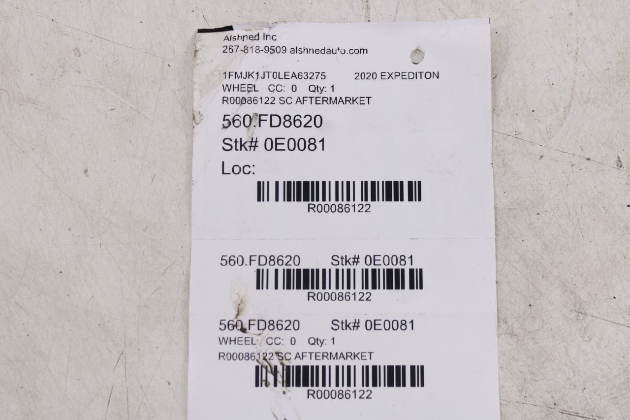 2020-2021 Ford Expedition Max XLT Wheel R22x9J SAE J2530 AftermarkeT *ReaD* - Alshned Auto Parts