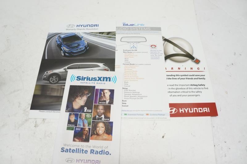 2014 Hyundai SantaFe Owner's Manual Supplement with Case - Alshned Auto Parts