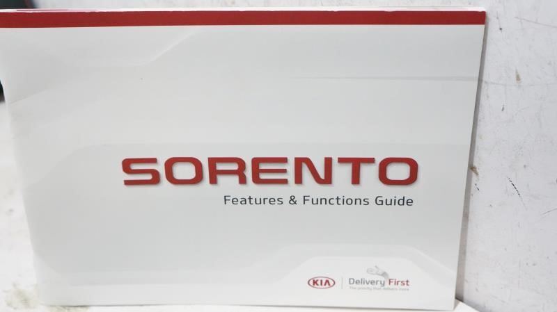 2017 Kia Sorento Owner's Manual Book Set with Case - Alshned Auto Parts