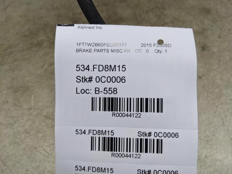 2013-2016 Ford F250SD 350SD Front Left Brake Hydraulic Hose DC3Z-2078-H OEM - Alshned Auto Parts