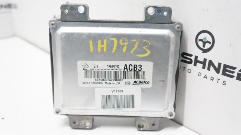 2017 Chevrolet Trax Engine Computer Control Module ECU ECM 12679097 OEM - Alshned Auto Parts