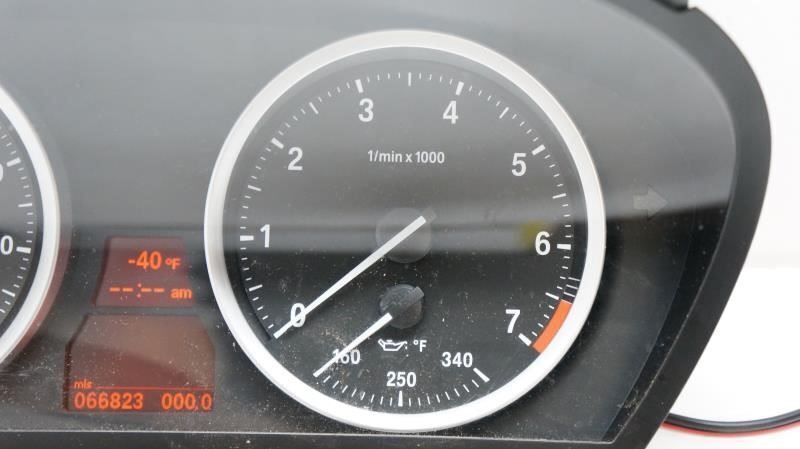 08-11 BMW X6 Speedometer Cluster Gauge Mileage 66,823 OEM 62119218868 *ReaD* - Alshned Auto Parts