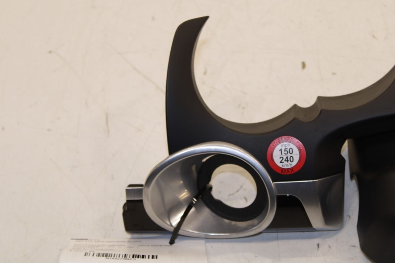 201118 Porsche Cayenne Platinum Dash Lower Speedometer Cluster Bezel w/ Shroud - Alshned Auto Parts