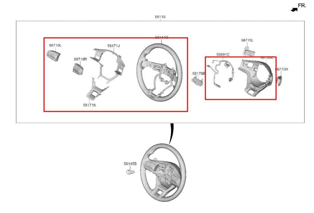 21-24 Kia K5 GTLine Steering Wheel Leather w/ Control Buttons 56111L2500QA1 OEM - Alshned Auto Parts