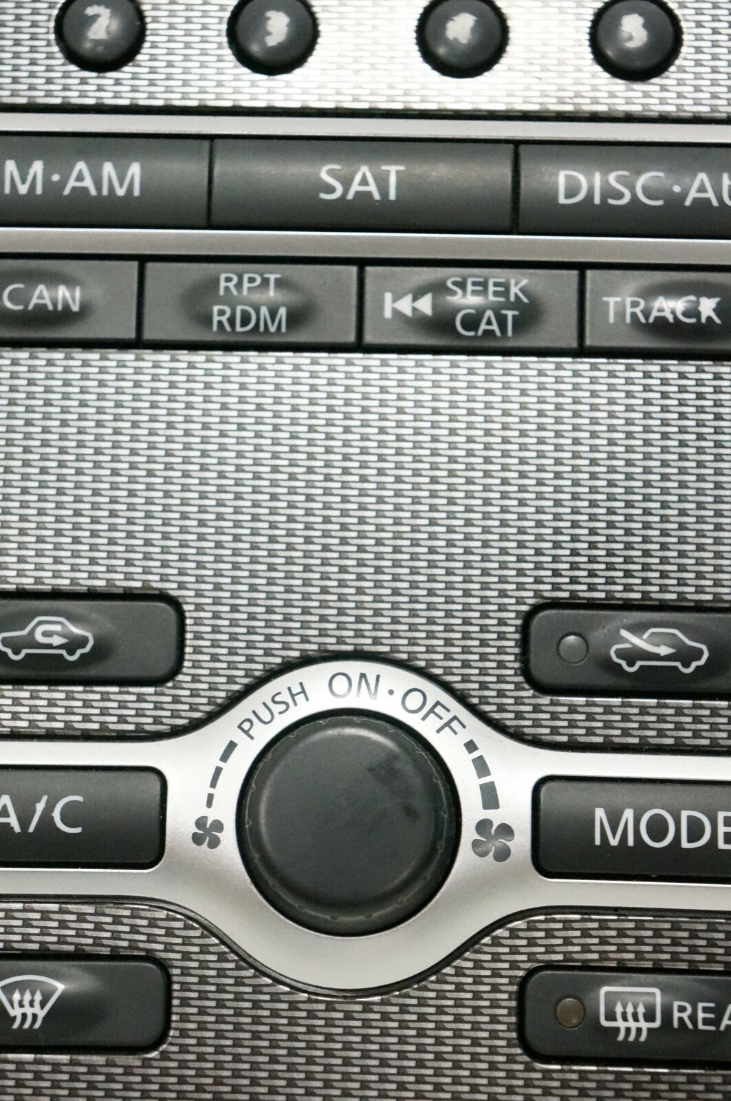 2012-2014 Nissan Maxima Climate control Radio Faceplate ZY70A210422 - Alshned Auto Parts