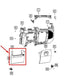18-23 Jeep Wrangler Left Side Steering Column Lower Trim Cover Panel 6AA94TX7AA - Alshned Auto Parts