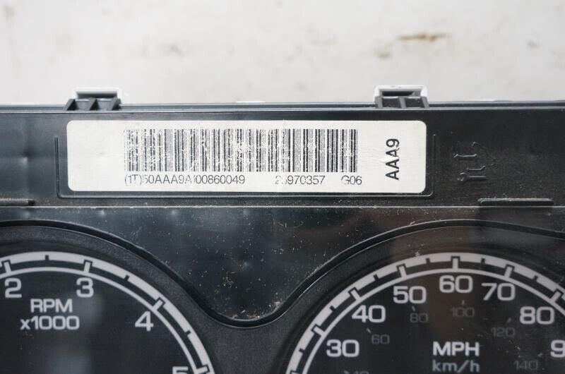 2010 Chevrolet Silverado 1500 Speedometer Instrument Cluster 101K 25970357 OEM - Alshned Auto Parts