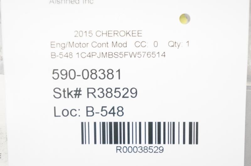 2015 Jeep Cherokee Engine Control Module ECU ECM 05150925AB OEM