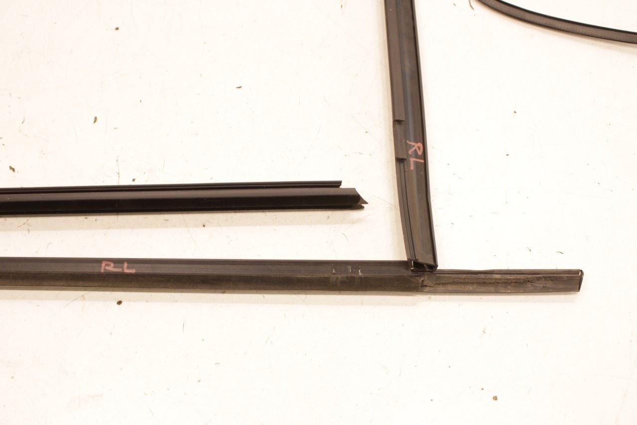 2014-22 Jeep Cherokee Latitude Rear Left Door Run Channel w/ Belt Weatherstrips - Alshned Auto Parts