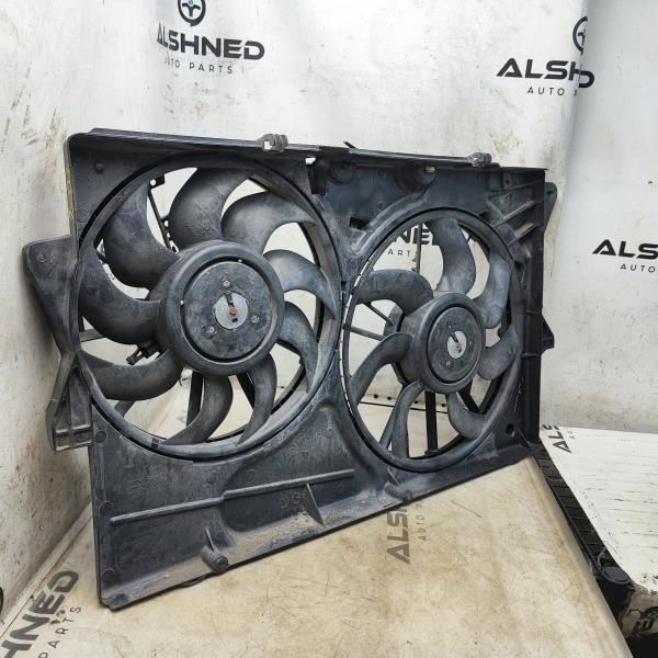 2013-2016 Lincoln MKS Dual Radiator Cooling Fan Motor Assembly DG1Z-8C607-K OEM - Alshned Auto Parts