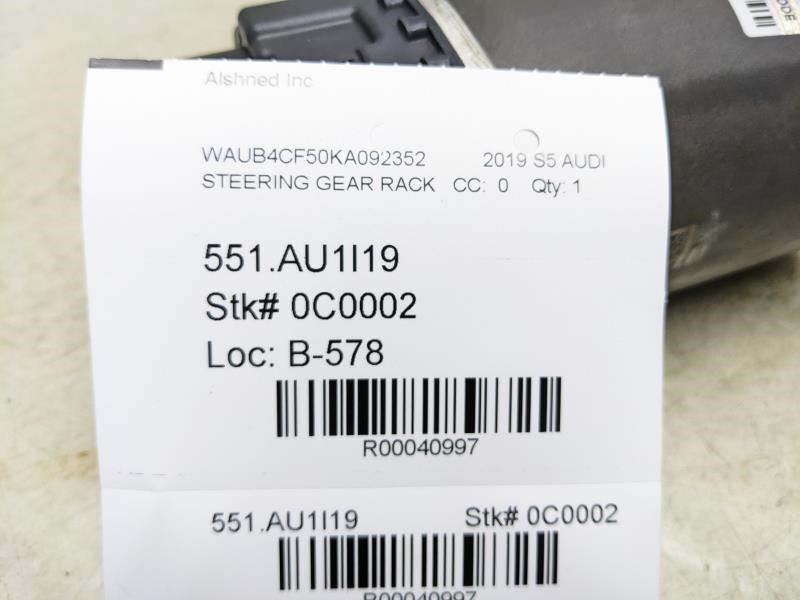 2018-2023 Audi S5 Power Steering Gear Rack & Pinion Motor 8W1-423-055-AG OEM