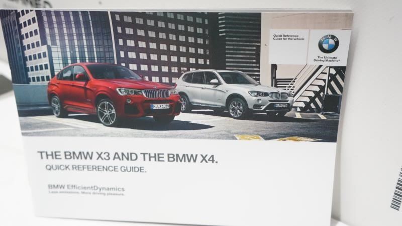 2016 BMW X3 Owner's Manual Book Set with Case - Alshned Auto Parts