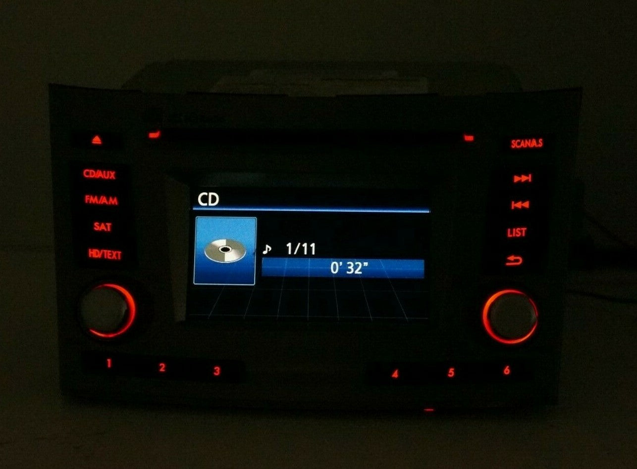 2012-2013 Subaru Legacy CD MP3 WMA Player FM AM Radio PE627U1 OEM 86201AJ62A5