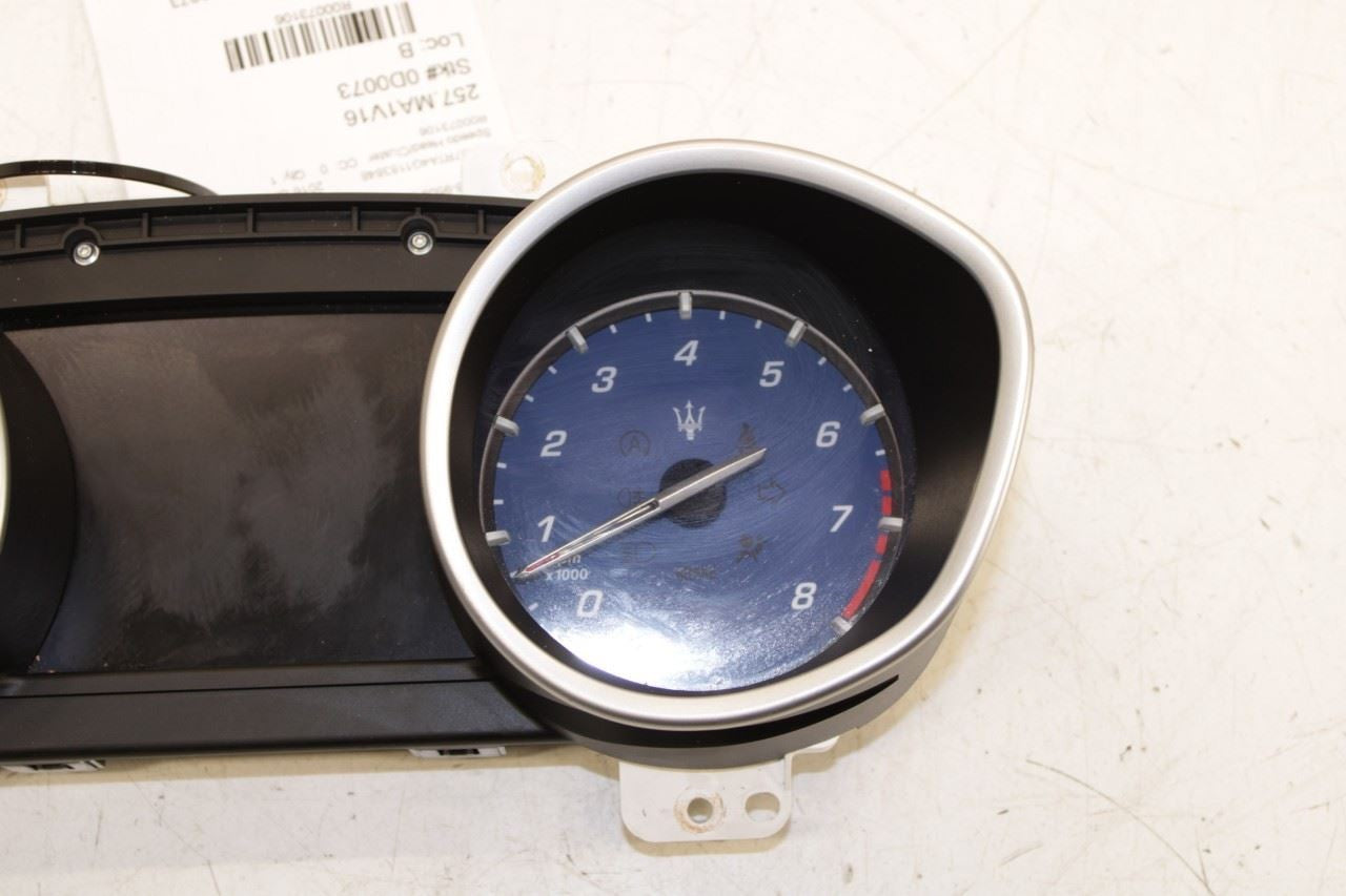 2016 Maserati Ghibli S Q4 3.0L Speedometer Gauge Instrument Cluster 57K Mileage - Alshned Auto Parts