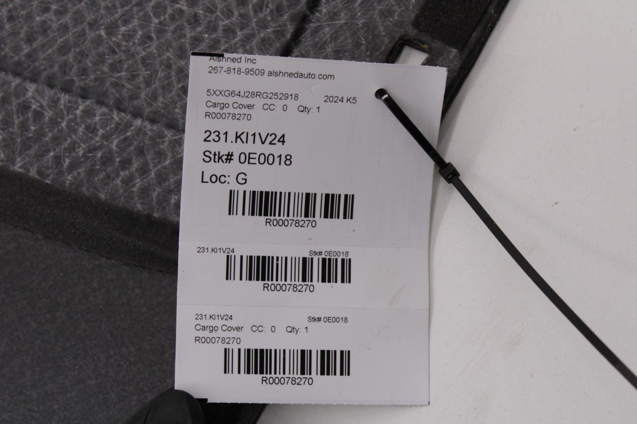 21-24 Kia K5 GTLine AWD Rear Trunk Cargo Floor Carpet Liner Mat 85710L3400 OEM - Alshned Auto Parts