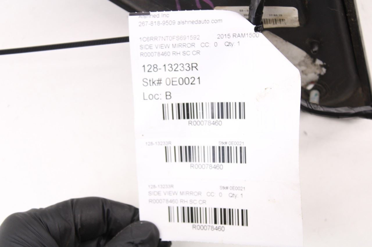 13-20 Ram 1500 Laramie Crew Cab 4WD Passenger Right Side Rear View Mirror *ReaD* - Alshned Auto Parts