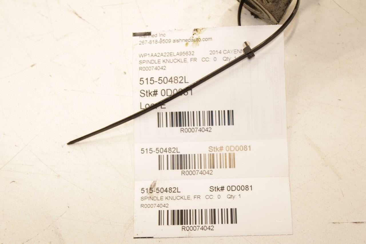 20112018 Porsche Cayenne Platinum Front Left Driver Side Spindle Knuckle Hub - Alshned Auto Parts