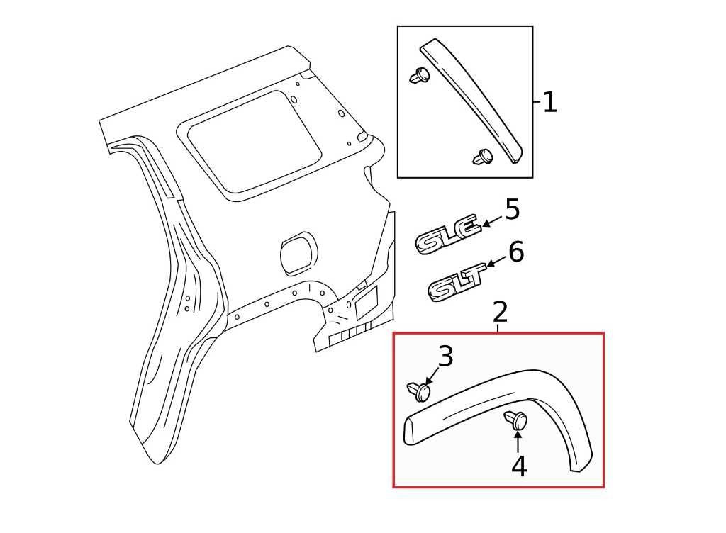 17-23 GMC Acadia SLT-1 Rear Right Side Fender Wheel Opening Molding 85617226 OEM - Alshned Auto Parts