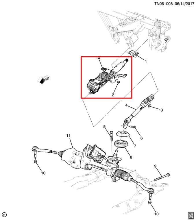 2017-2023 GMC Acadia SLT-1 3.6L AWD Steering Column Assembly 84401500 OEM - Alshned Auto Parts