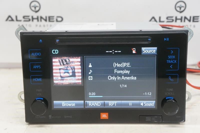 2016-2019 Toyota Tacoma JBL Audio CD Navigation Radio Receiver 86100-04173 OEM - Alshned Auto Parts