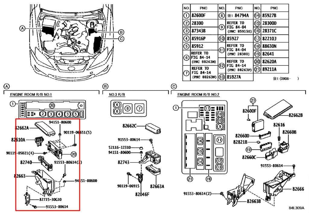 2006-2015 Lexus IS250 2.5L AWD Engine Passenger Right Side Fuse Relay Box *ReaD* - Alshned Auto Parts