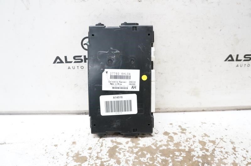2018 Infiniti Q50 Temperature Control Module 27760 6HL0A OEM - Alshned Auto Parts