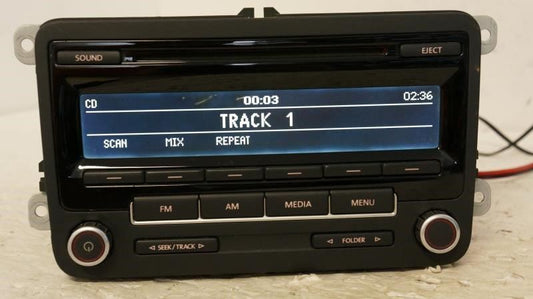 12-14 Volkswagen Passat AM/FM CD MP3 Radio OEM 1K0035164D CODE 1592 *ReaD* - Alshned Auto Parts