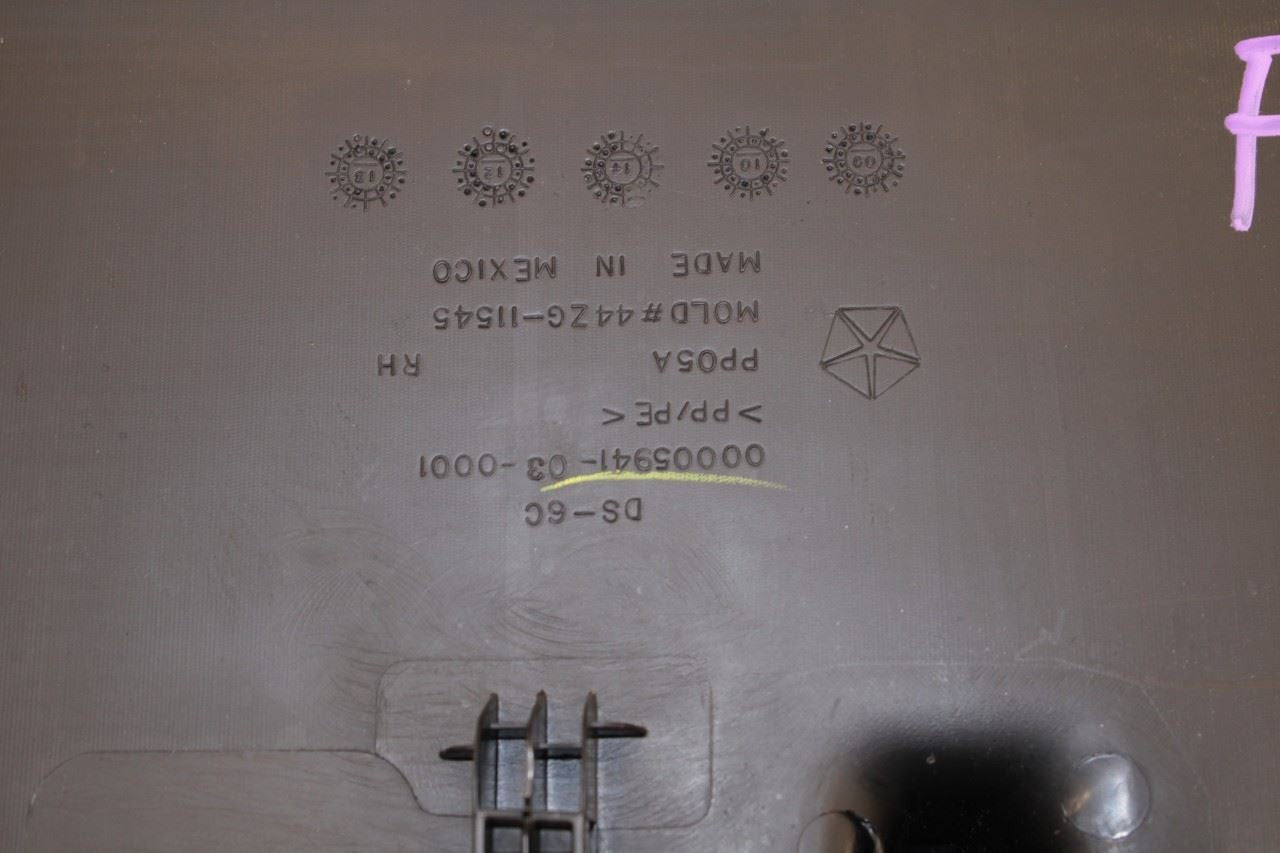 2013-2018 Ram 1500 Big Horn Front Right Passenger Door Trim Panel 1VY481A8AF OEM - Alshned Auto Parts