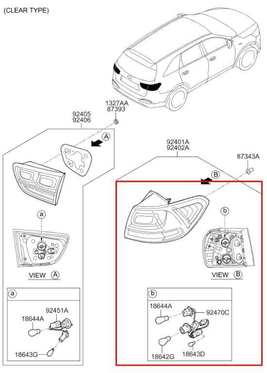 2015-2018 Kia Sorento EX Rear Left Driver Side Outer Tail Light Lamp 92401-C6000 - Alshned Auto Parts